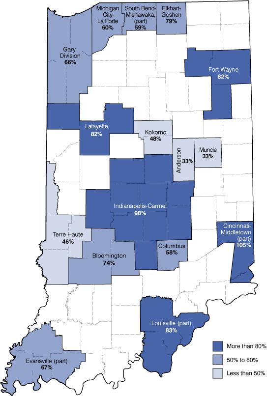 Figure 1: Percent Change in Population Age 65 and Older, 2010 to 2030